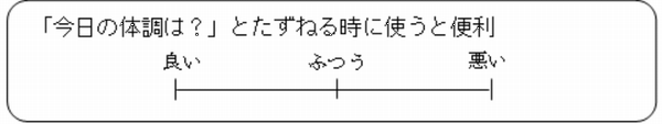 図を使った質問の例